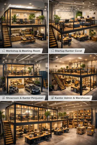 Mezzanine Ruang Kantor di Jakarta Selatan