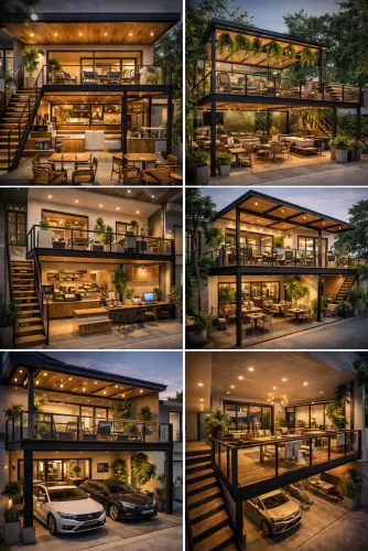 Mezannine Cafe Modern di Jakarta Selatan